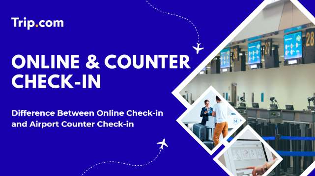 Difference Between Online Check-in and Airport Counter Check-in | Trip.com