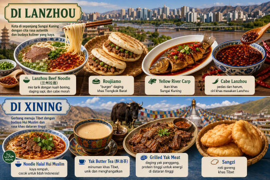 Kuliner Lanzhou-Xining