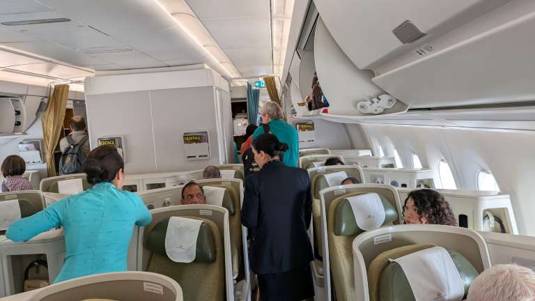 Vietnam Airlines Business Class on Flight 780