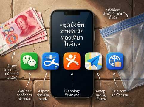แอปสำหรับเที่ยวจีน