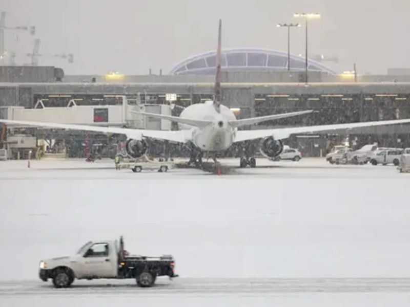 Flights Cancelled Due to Snow