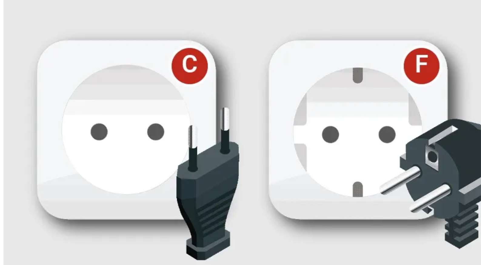 Plug C and F