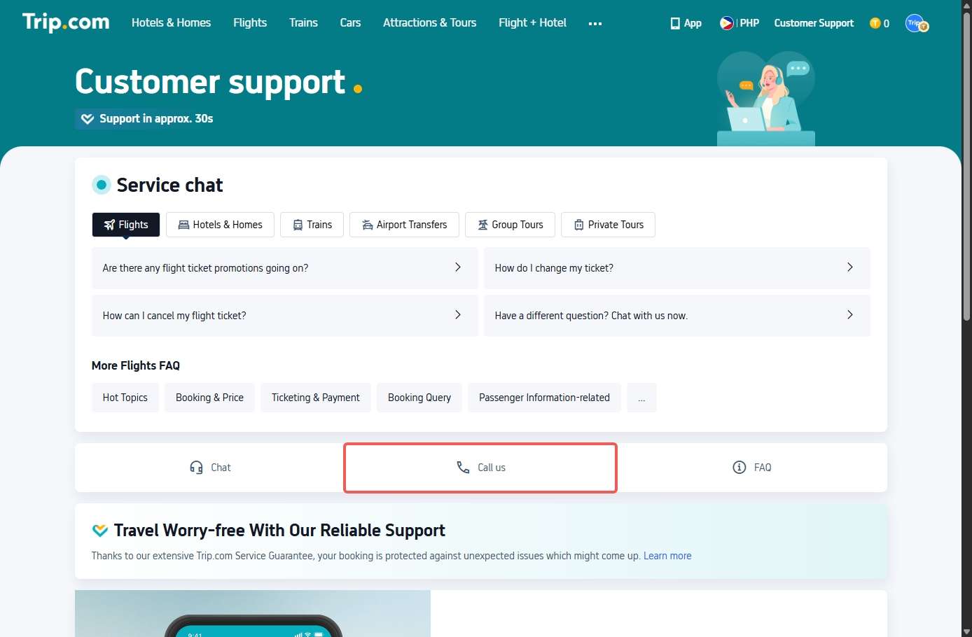 Trip.com Customer Service - Live Chat with Human