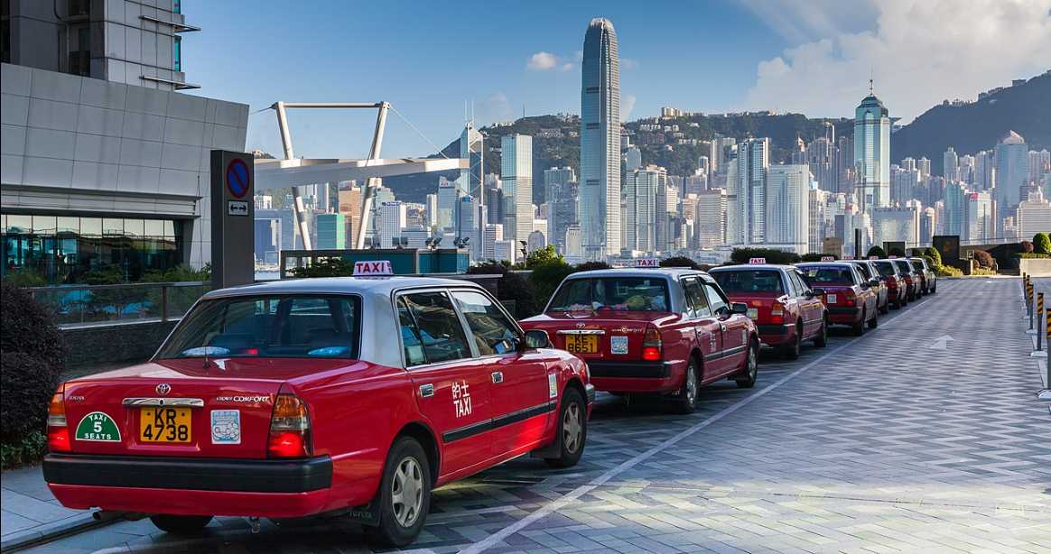 Hong Kong Red Taxis