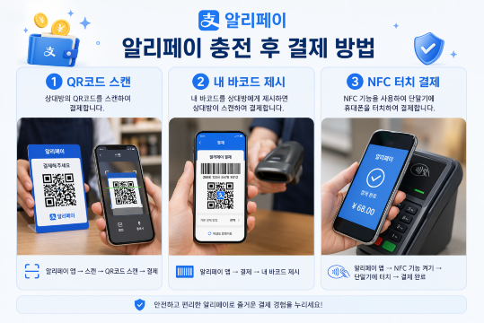 알리페이 결제 방법