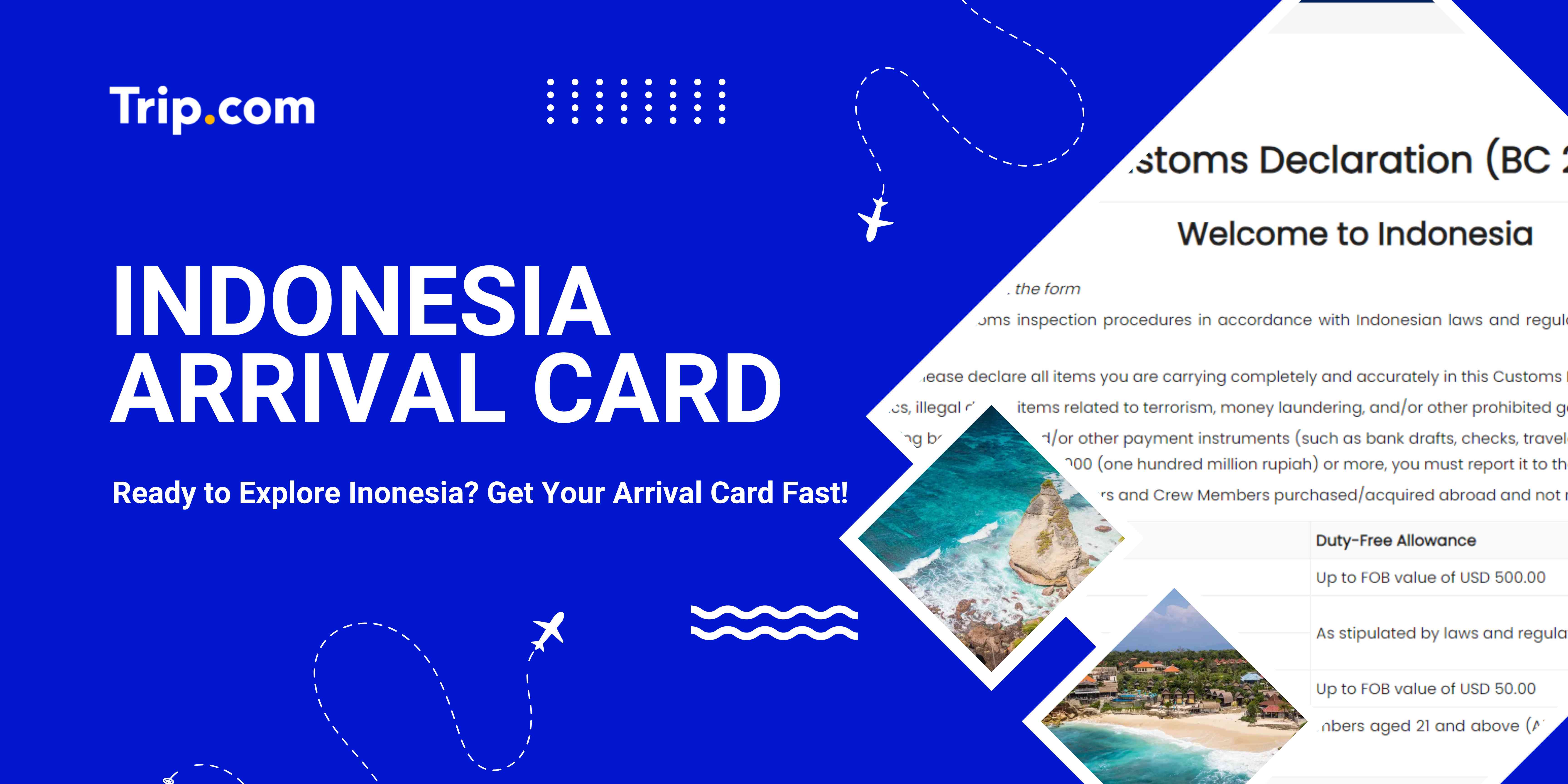 Indonesia Arrival Card