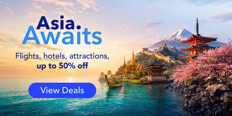 AsiaAwaitsTop deals all in one palce. Your Asia adventure starts here!