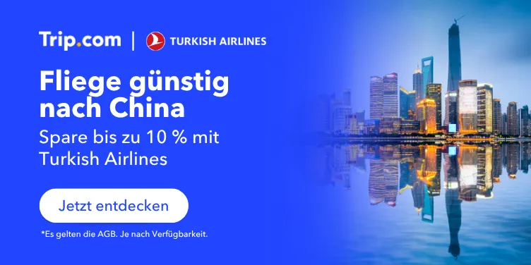 Fliege günstig nach China