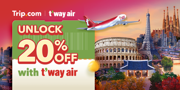 Unlock  20% Off  with T'way Air