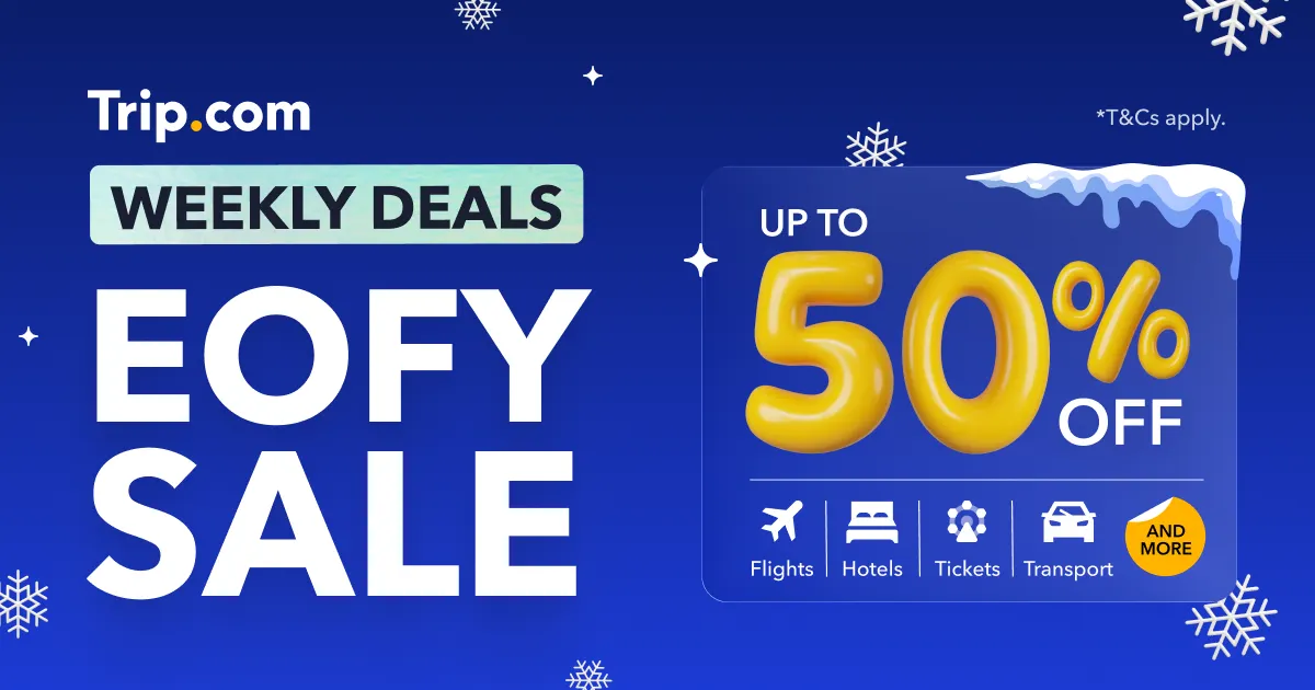 eofy-mega-sale-2026-up-to-50-off-hotels-flights-more-trip