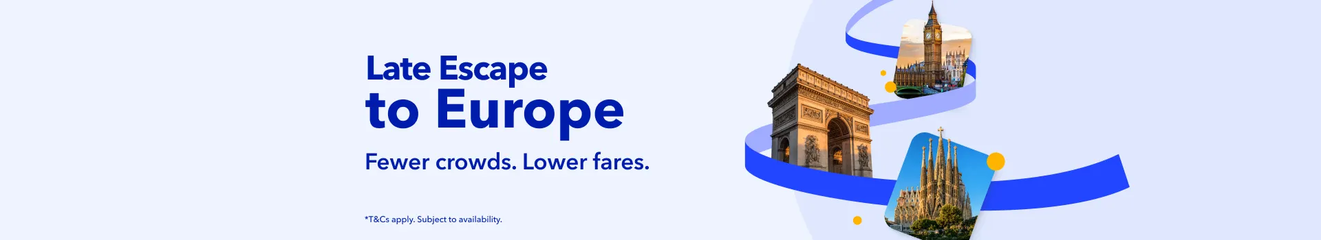 Late Escape to Europe: Save on Autumn Travel