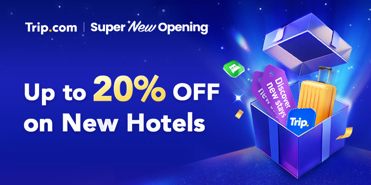Up to 20% off on New Hotels