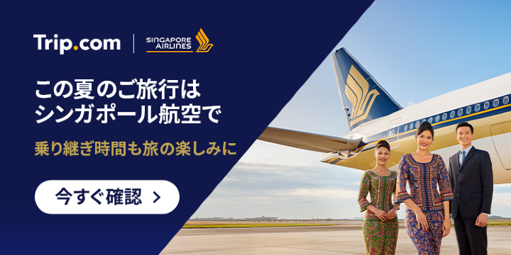 この夏のご旅行はシンガポール航空で