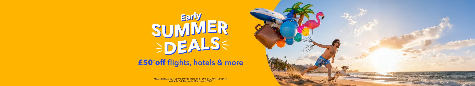 Early Summer Deals: £50 Off Flights, Hotels, Trains & More
