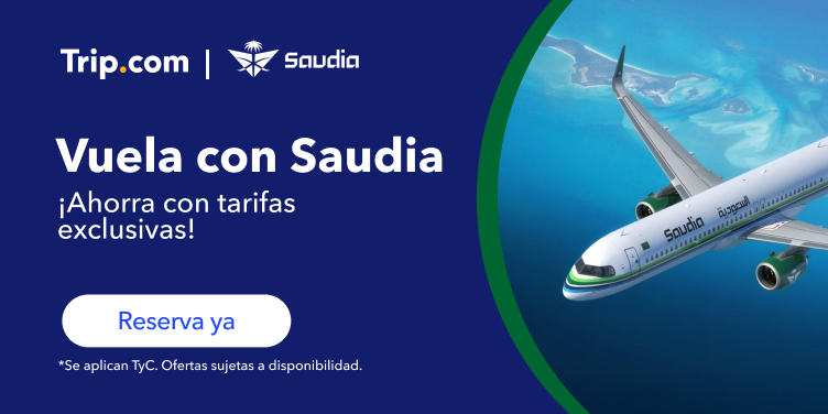 Descubre el mundo con Saudia