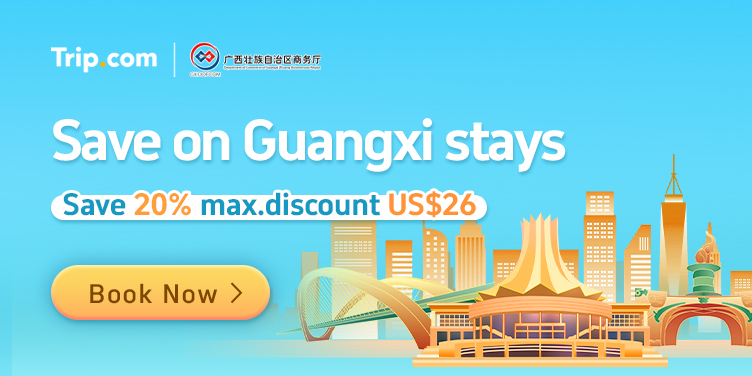 Save on Guangxi stays with promo codes