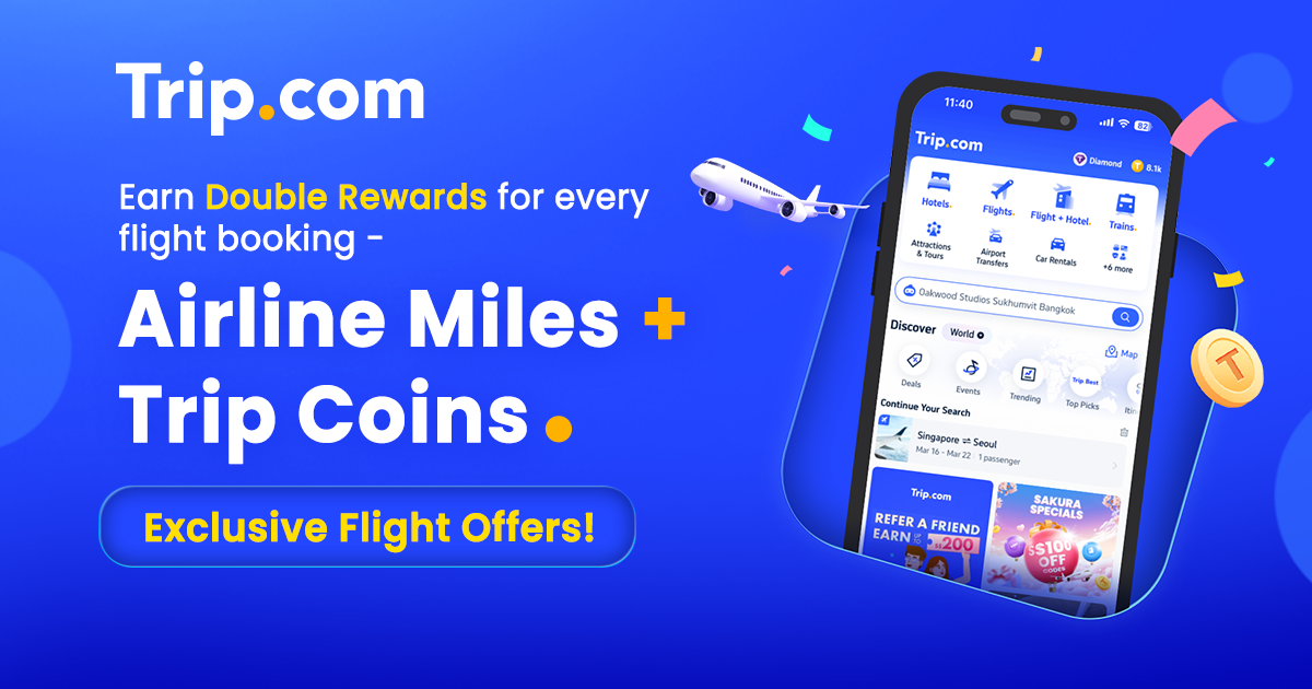 Earn Flight Miles & Trip Coins | Trip.com