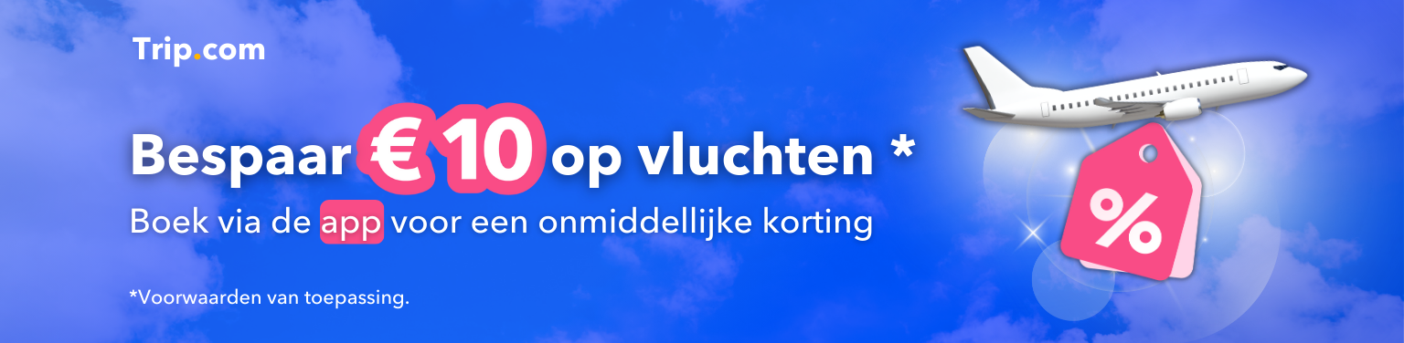 Bespaar tussen de € 10 op vluchten