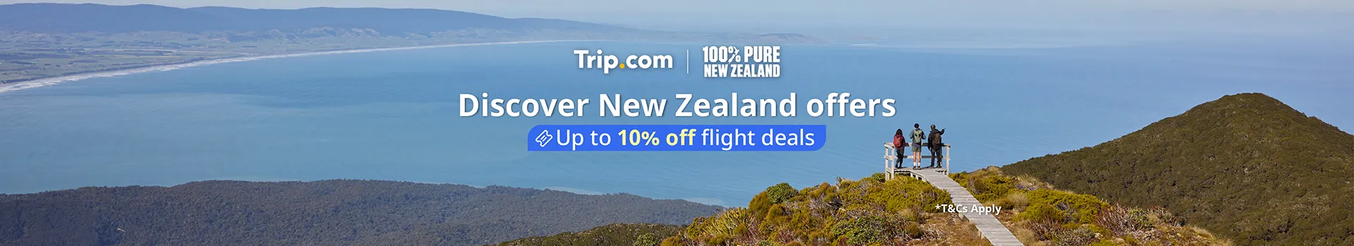 Discover New Zealand: Save 10% on Flights