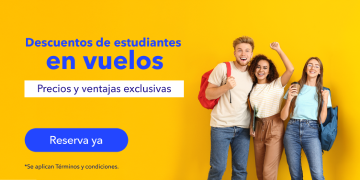 Descuentos de estudiantes en vuelos