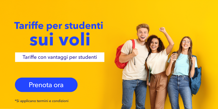 Voli in offerta per studenti