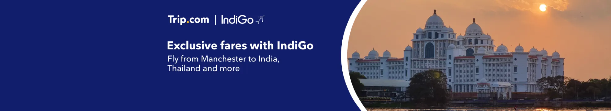 Exclusive fares with Indigo