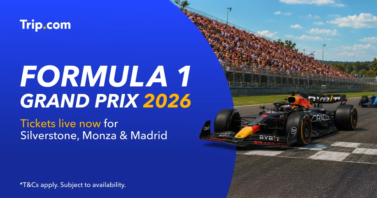 F1 Grand Prix 2026: Tickets, Hotels & Trains Guide