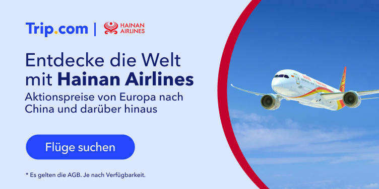 Entdecke die Welt mit Hainan Airlines