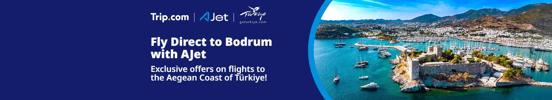 Fly Direct to Bodrum with AJet: Discover Türkiye's Aegean Coast