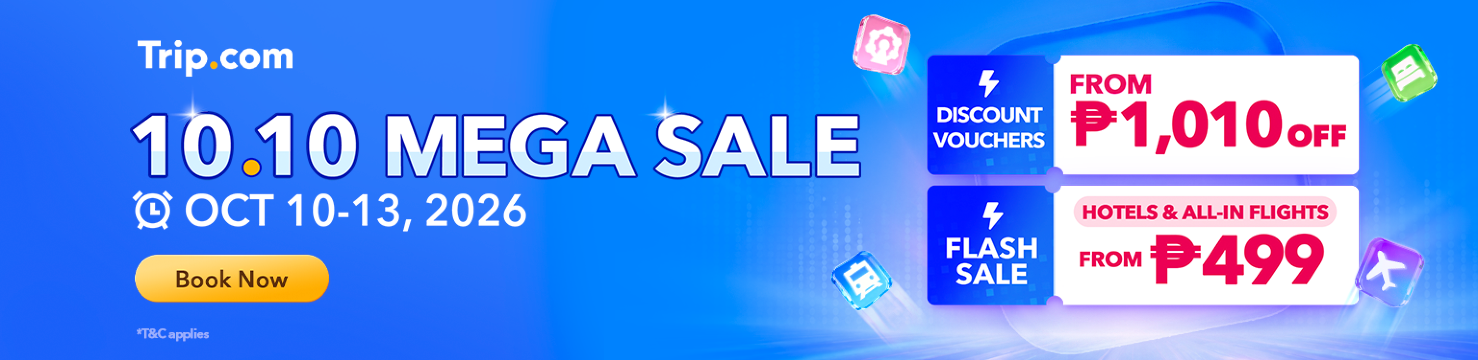 Trip.com 10.10 Mega Sale 2026: Flight, Hotel & Travel Deals | Trip.com