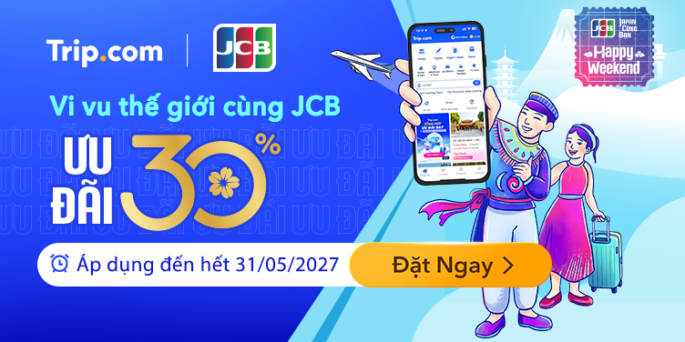 Ưu đãi cuối tuần cùng JCB | Trip.com