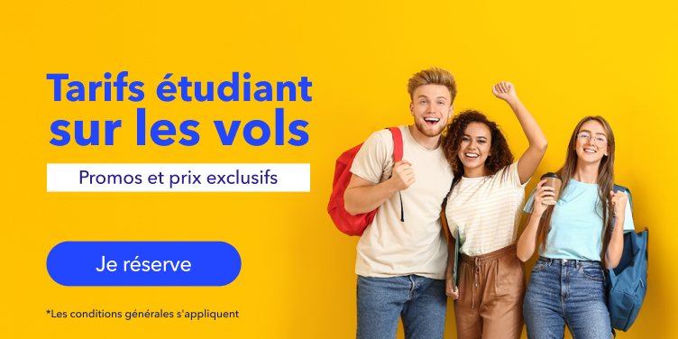 Tarifs étudiant sur les vols