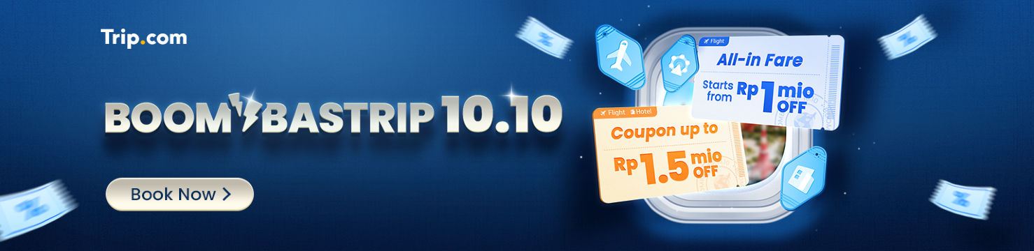 10.10 Sale: Flights from Rp1Mio + Codes | Trip.com