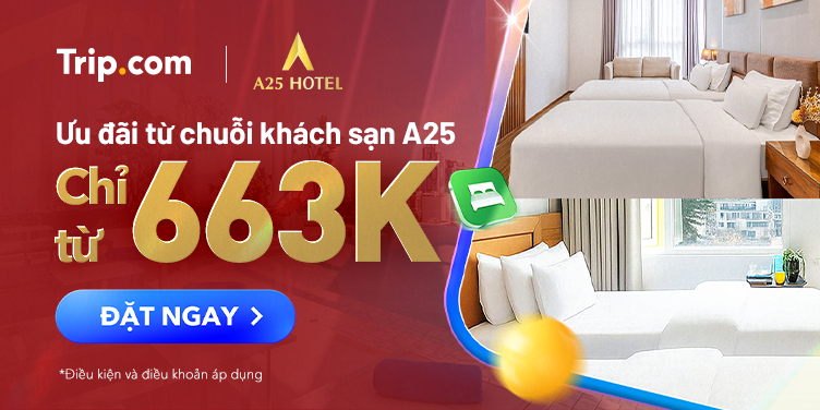 [VN] Ưu đãi chuỗi khách sạn A25