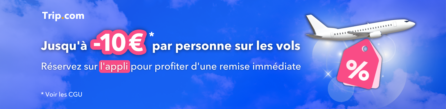 Jusqu'à - 20 € sur les billets d'avion