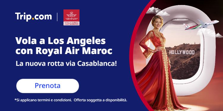 Vola a Los Angeles Con Royal Air Maroc