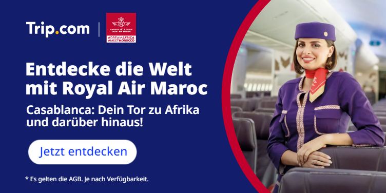 Entdecke die Welt mit Royal Air Maroc
