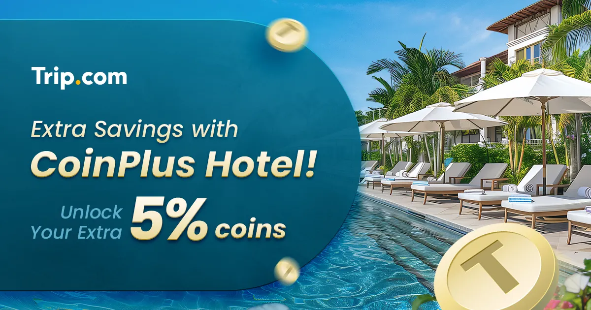 Extra Savings with CoinPlus Hotel!