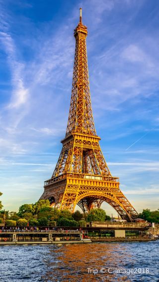 4D3N • France + Paris + Louvre Museum + Eiffel Tower + Arc de Triomphe + Seine River Cruise