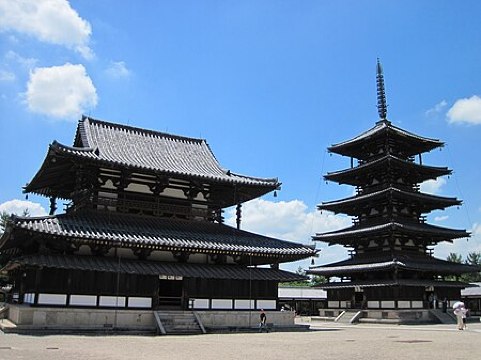 奈良県, 生駒郡, 斑鳩町, 国宝、世界遺産法隆寺