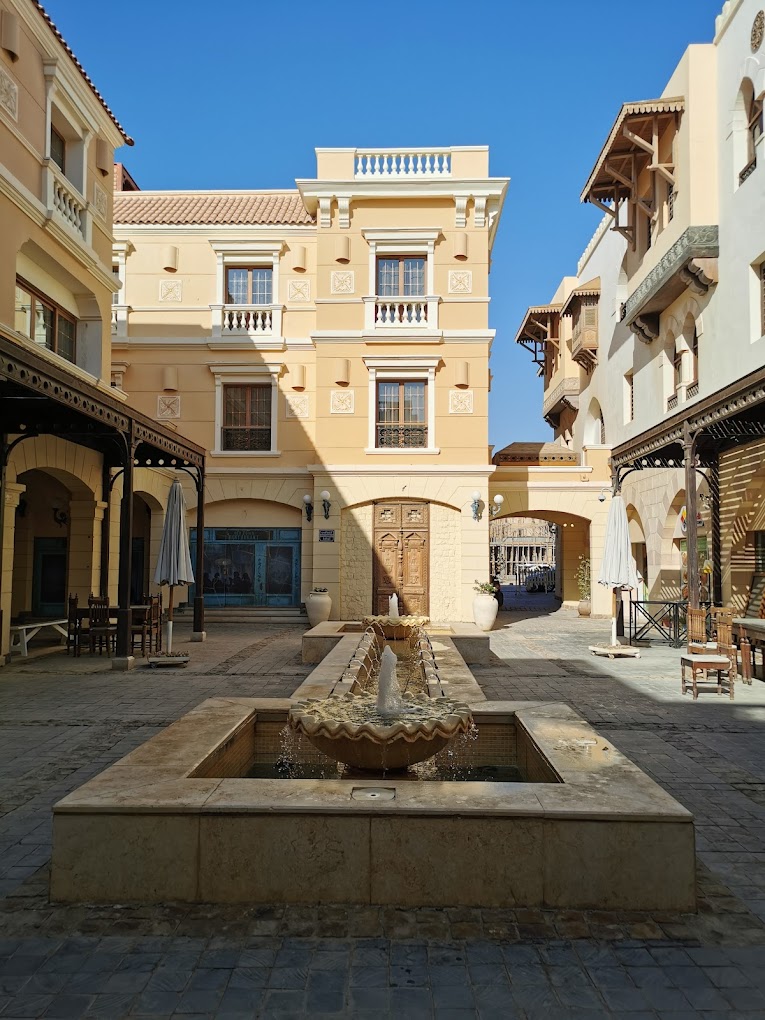 Old Town Sahl Hasheesh in Hurghada, Egypt