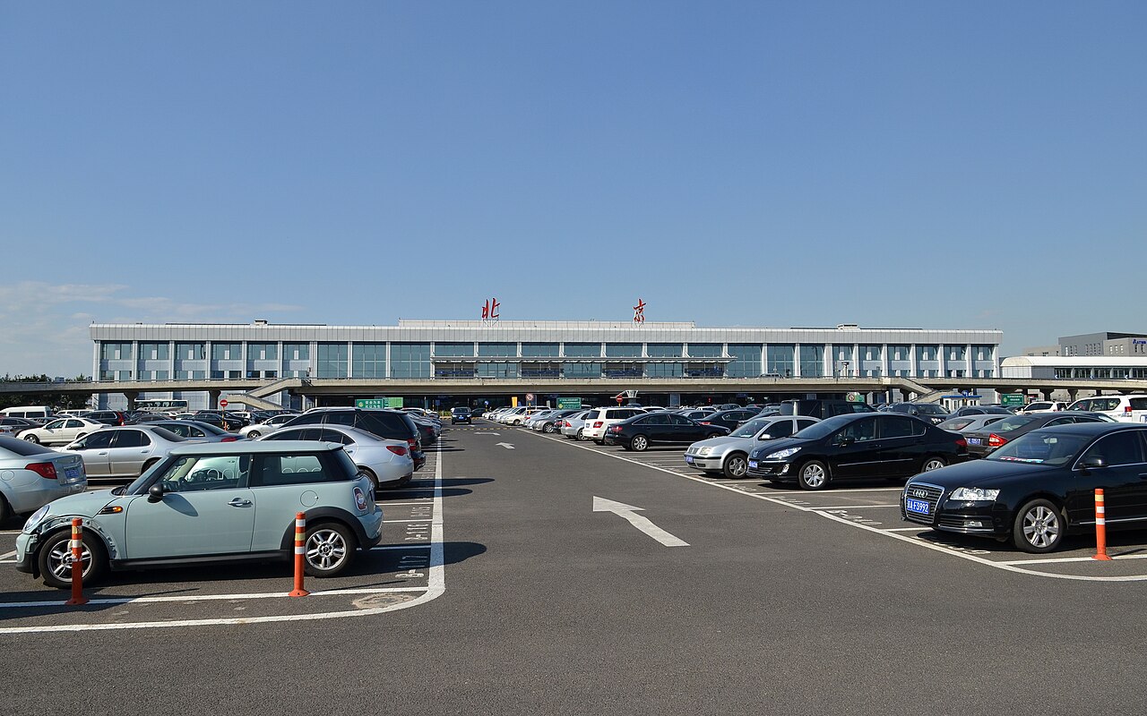 Beijing Capital Airport parking lot