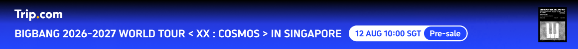 BIGBANG 2026-2027 WORLD TOUR < XX : COSMOS > IN SINGAPORE