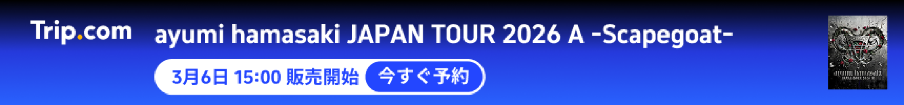 ayumi hamasaki JAPAN TOUR 2026 A -Scapegoat-