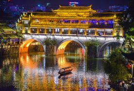 11-day 10-night · Group Tours · Chengdu + Jiuzhaigou + Chongqing + Zhangjiajie + Ancient Town of Fenghuang + Ciqikou + Hongya Cave + Huanglong Scenic and Historic Interest Area · Explore the natural beauty of Wetland Park and visit the unique stilted buildings of Hongya Cave. Embark on a hike in Zhangjiajie Forest Park and admire the stunning Avatar Mountain. Our expert team, with many years of experience in hosting foreign guests, ensures a memorable and enriching experience.