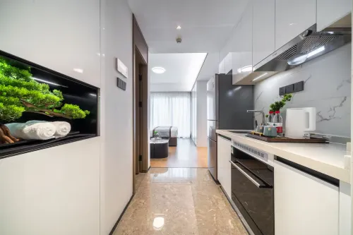 Yi Zhi. High Floor City View Huge-Screen Apartment(Shenzhen North Railway Station, Wanke Yue City) Kamar Photos