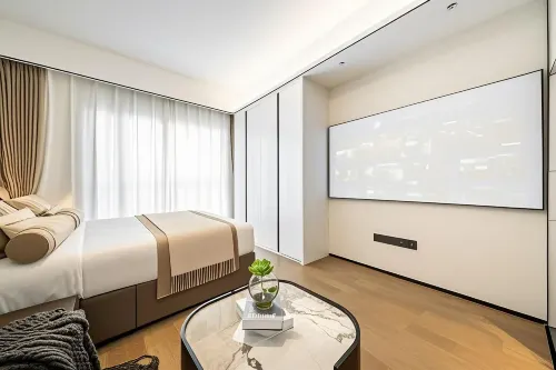 Yi Zhi. High Floor City View Huge-Screen Apartment(Shenzhen North Railway Station, Wanke Yue City) Kamar Photos