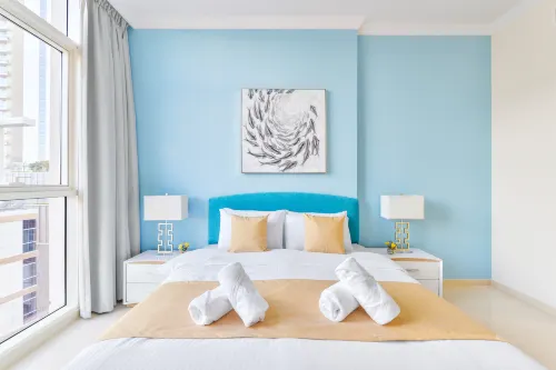 Dunya Tower · Downtown Luxury · 5 Min Walk to Dubai Mall! Chambres Photos