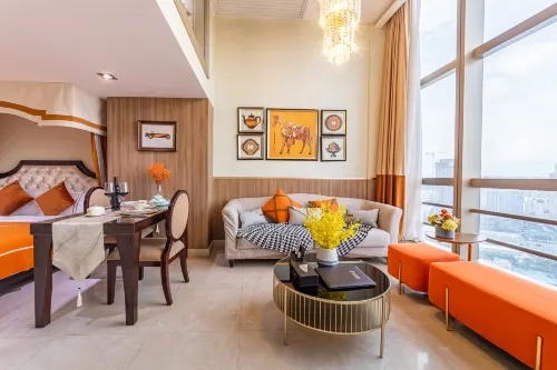 Grandview Golden Palace Waifiden Apartment (Zhengjia Plaza, Tiyu Xilu Station) Camere Photos