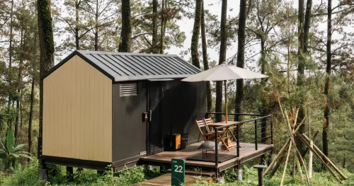 Bobocabin Pacet, Mojokerto Chambres Photos